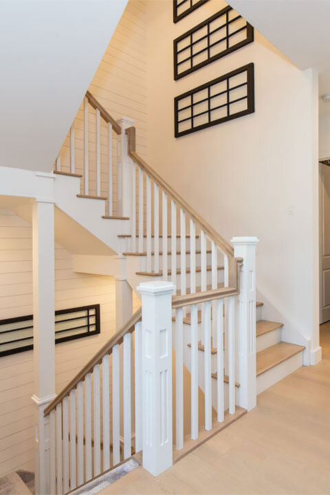 Custom Home Stairs | Classic Wood Spindles | Modern Design