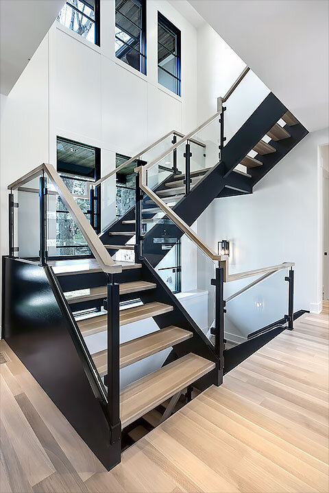 Freestanding Stairs | Modern Stair Design | Luxury Home