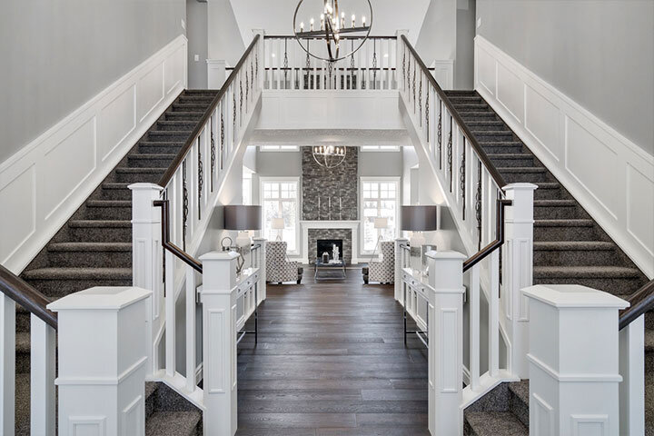 Luxury Home Double Staircase