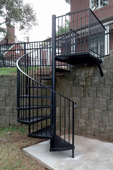 Exterior Spiral Staircase