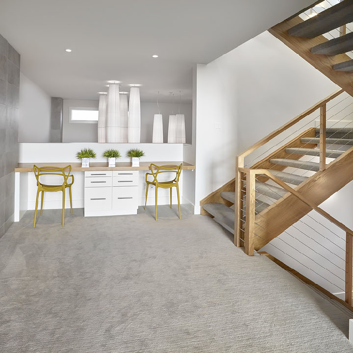 Cable Railings Mesh Panel Wall | Open Riser Stairs