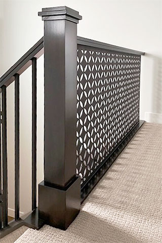 Metal Mesh Panel with Wood Frame